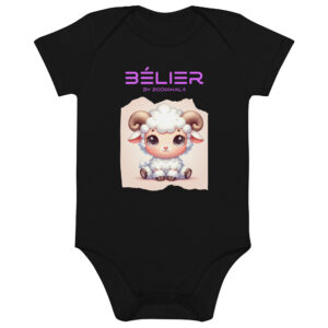 Body en coton bio bébé - Bélier