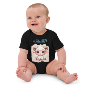 Body en coton bio bébé - Bélier