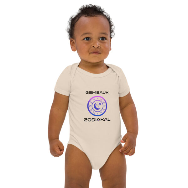 Body en coton bio bébé – Gémeaux