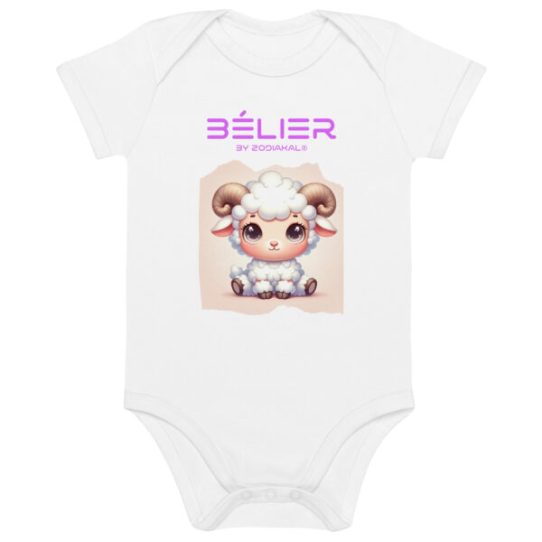 Body en coton bio bébé - Bélier