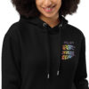 Sweat à capuche premium écologique brodé -  Bélier