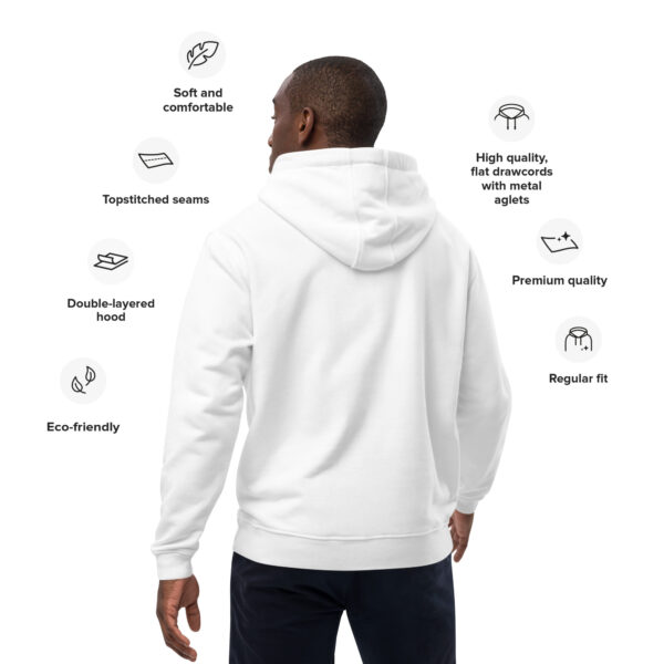 Sweat à capuche premium écologique brodé – Bélier