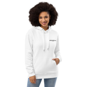 Sweat à capuche premium écologique brodé GÉMEAUX