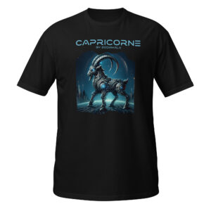 T-shirt Unisexe à Manches Courtes - CAPRICORNE
