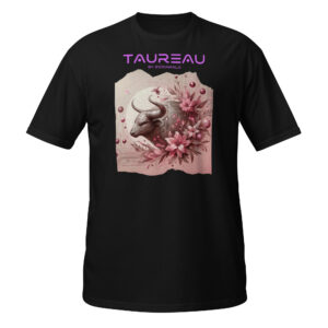 T-shirt Unisexe à Manches Courtes - TAUREAU