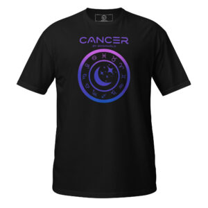 T-shirt Unisexe à Manches Courtes – CANCER