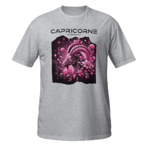 T-shirt Unisexe à Manches Courtes - CAPRICORNE