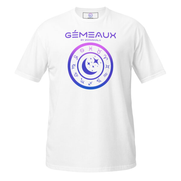 T-shirt Unisexe à Manches Courtes - GÉMEAUX