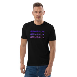 T-shirt Homme en coton biologique - GÉMEAUX