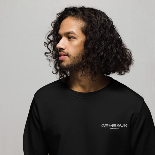 Sweat écologique Homme Brodé  - GÉMEAUX