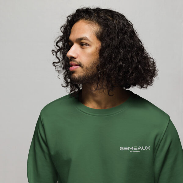 Sweat écologique Homme Brodé  - GÉMEAUX