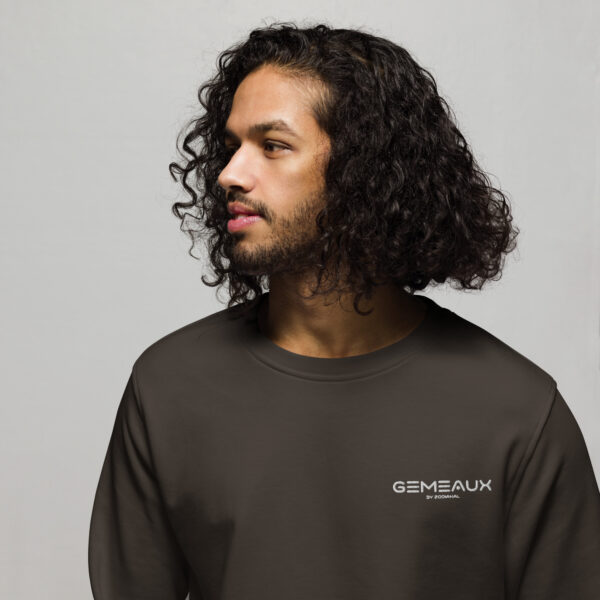 Sweat écologique Homme Brodé  - GÉMEAUX