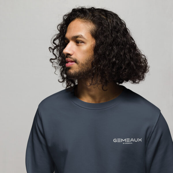 Sweat écologique Homme Brodé  - GÉMEAUX