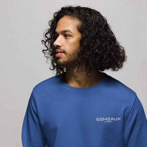 Sweat écologique Homme Brodé  - GÉMEAUX