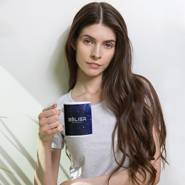 Mug Blanc Brillant - Bélier