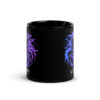Mug brillant noir - Lion