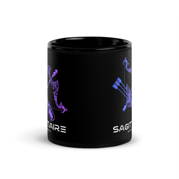 Mug brillant noir - Sagittaire