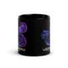 Mug brillant noir - Verseau