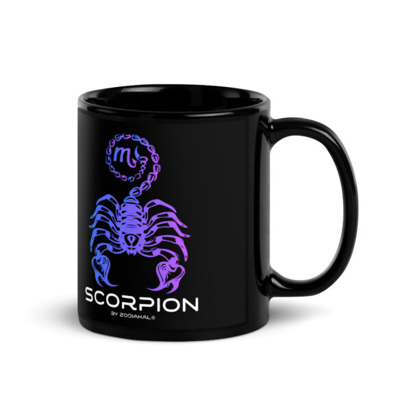 Mug brillant noir - Scorpion