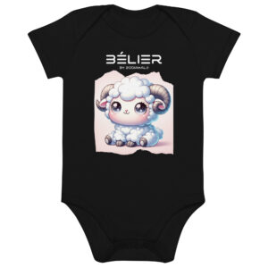Body en coton bio bébé - Bélier