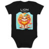 Body en coton bio bébé - Lion