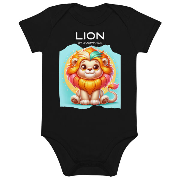 Body en coton bio bébé - Lion