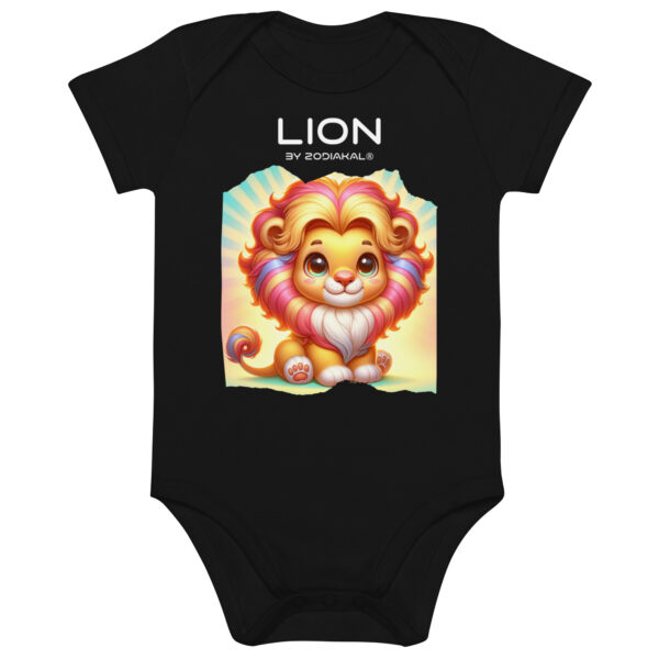 Body en coton bio bébé - Lion
