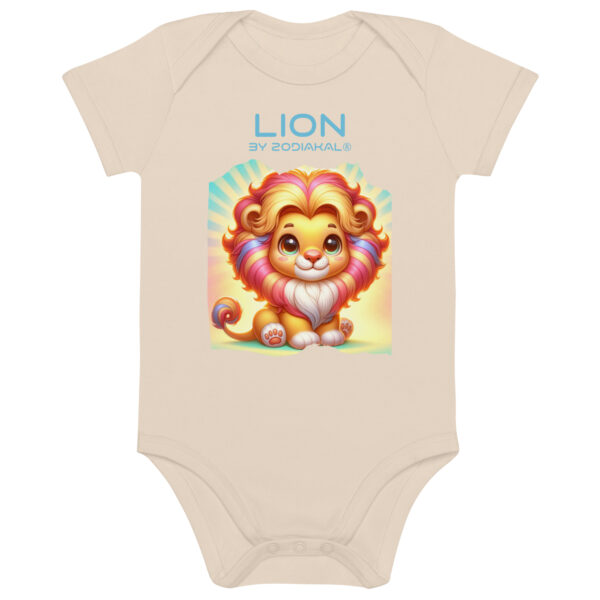 Body en coton bio bébé - Lion