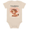Body en coton bio bébé - Taureau