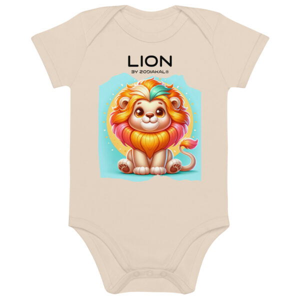 Body en coton bio bébé - Lion