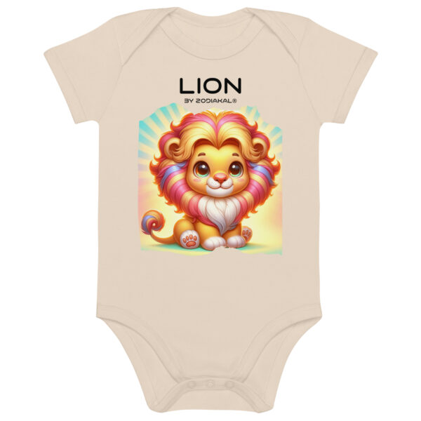 Body en coton bio bébé - Lion