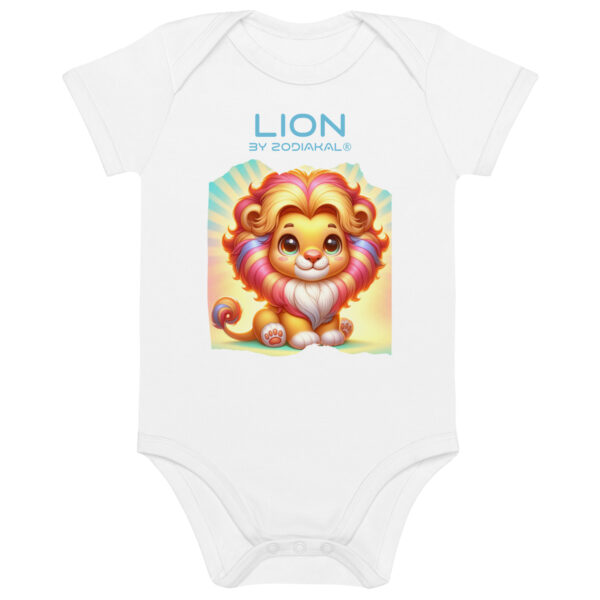 Body en coton bio bébé - Lion