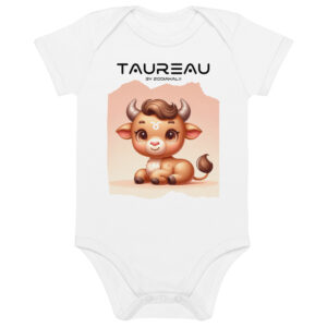 Body en coton bio bébé - Taureau