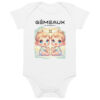 Body en coton bio bébé - Gémeaux