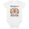 Body en coton bio bébé - Gémeaux
