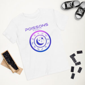 T-shirt en coton bio enfant - Poissons