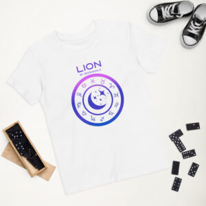 T-shirt en coton bio enfant - Lion