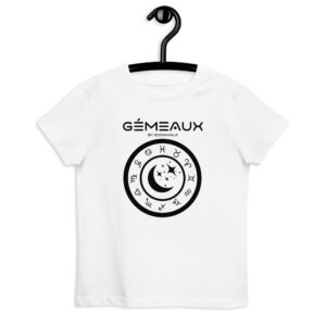 T-shirt en coton bio enfant - Gémeaux