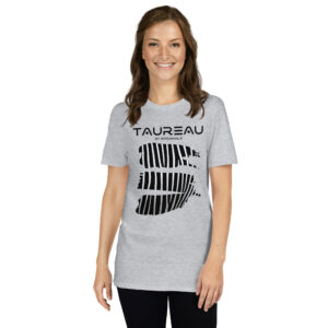 T-shirt Unisexe à Manches Courtes – Taureau