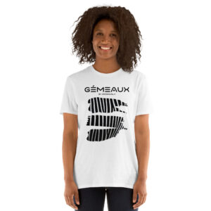T-shirt Unisexe à Manches Courtes – Gémeaux