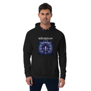 Sweat à capuche écologique Homme – Gémeaux