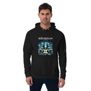 Sweat à capuche écologique Homme – Gémeaux