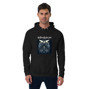 Sweat à capuche écologique Homme – Gémeaux