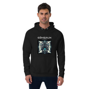 Sweat à capuche écologique Homme – Gémeaux