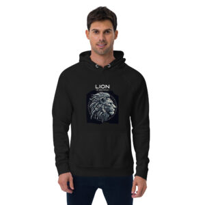Sweat à capuche écologique Homme – Lion