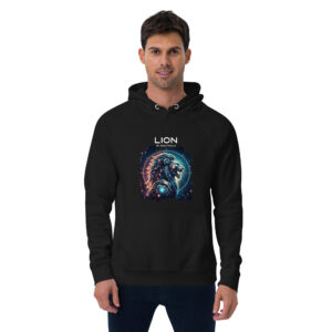 Sweat à capuche écologique Homme – Lion