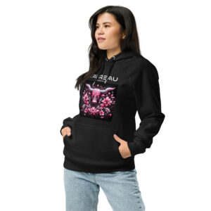 Sweat à capuche écologique Femme – Taureau