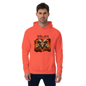 Sweat à capuche écologique Homme – Bélier