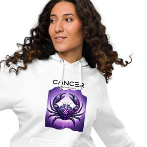 Sweat à capuche écologique Femme - Cancer