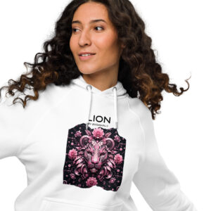 Sweat à capuche écologique Femme - Lion